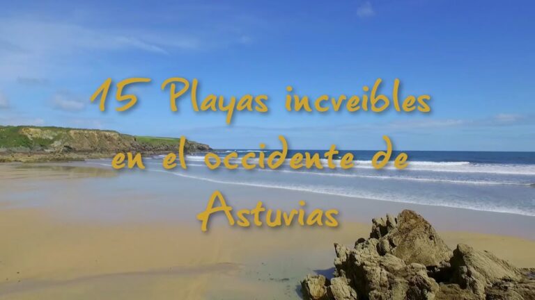 Descubre las playas encantadoras en la costa oeste de Asturias