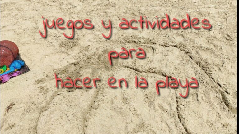 Descubre las mejores actividades en la arena de la playa