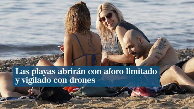 Playas seguras: control de aforo garantizado